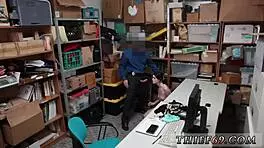 Teen emo in police uniform gets her pink pussy fucked hard in HD