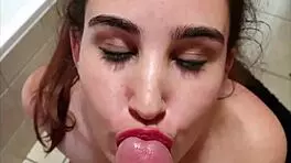 Damn, pissing on feet in the toilet while getting a footjob and cock sucked is wild!