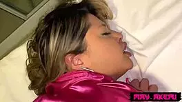 Interracial teen pounded hard, creampied in tight slit