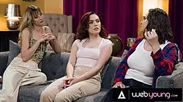 petite blonde haley reed fucks freya parker secretly