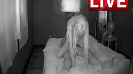 Misty Summers caught riding hard in a steamy Japanese massage session on cam.