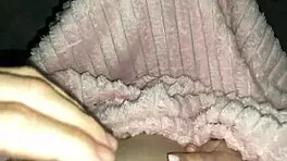 Stepdaughter sneaks under blanket for stepdad's intimate surprise. She blows and rides hard