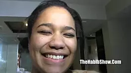 yo, check loni legend, this teen 18+ blasian chick, gettin’ fucked by mexican derek forreal in the hood.