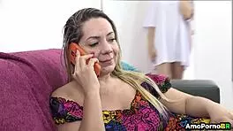 hey, stepdaughter seduces father-in-law with blowjob and big tits 😏 blonde brazilian taboo