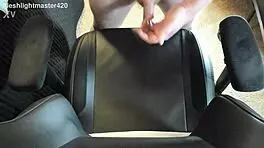 The Perverted Mall Officer Begs Me to Suck His Cock at Work