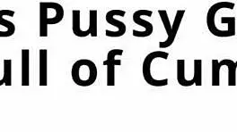 aria nicole's pussy gets shocked and blasted with cum backstage in latex