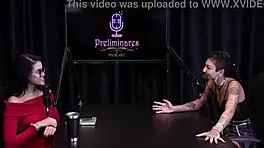 Teen prefers dominating in gang bang video