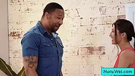 性感尤物Maya Woulfe用完美大奶翘臀给John Legendary湿滑ヌル按摩激情满满