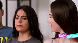 Finally banging those horny step sisters!