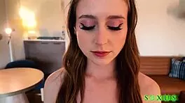 Uh, Laney Grey in POV blowjob with Brad Newman one way out