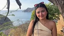 Beautiful Tourist with Small Tits Cheats on Husband. She Takes Stranger's Big Cock for Money, Reaching Intense Orgasm.