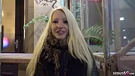 sexy blonde skinny ass bitch enjoyed hard anal fuck fest with deepthroat