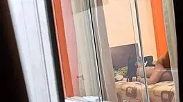 墨西哥护士米兰达被抓到开窗猛操情夫