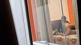 墨西哥护士米兰达被抓到开窗猛操情夫