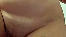 Young prostitute flashes and masturbates in exhibitionist solo