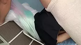 Xxx Cosplayer Stepdaughter's Tight Pink Pussy Stays Virgin