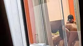 墨西哥护士米兰达被抓到开窗猛操情夫