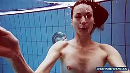 Wow! Martina the Hot Croatian Continues Her Steamy Bikini Show by the Pool