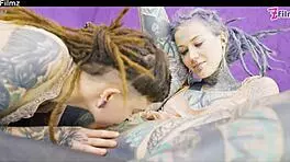 Shy Goth Girl Experiences Intense Emotions During First Anal With Tight Assfucking