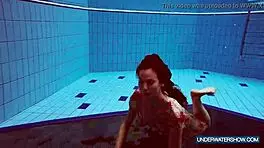 Wow! Martina the Hot Croatian Continues Her Steamy Bikini Show by the Pool