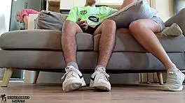 My boyfriend introduced me to his stepfather, we fucked while he cooked, and I fucked him too.