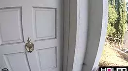 Hey, this anal babe goes wild as a big cock stretches her gaping hole