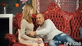 Young Russian girl feels overwhelming emotions during her first time, with sucking, fingering, and hardcore defloration in close-up.