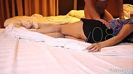 Waking my 18yo roommate with a wild missionary ride