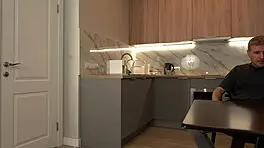 sit down, not on cock while wife showers, cheating with friend