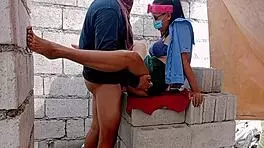 Pinay teen student hard fucked by construction workers with ball licking