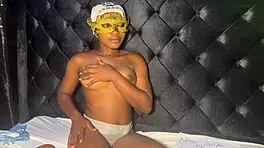 Hey, can this sexy ebony teen handle my wet pussy desires tonight?