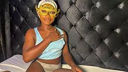 Hey, can this sexy ebony teen handle my wet pussy desires tonight?