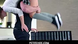 Petite Teen 18+ Gets Anal Fucked by Stepdad's Hard Cock