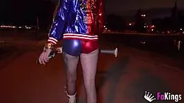 Lady Medusa As Nasty Harley Quinn Seeks A Big Cock Adventure.