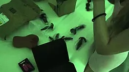 boyfriend's cock vs toy pussy and my mouth in casual amateur fun