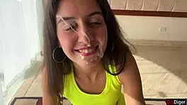 Fit Girl Fucks After Gym Workout