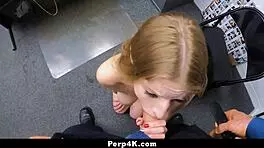Teen Shoplifter Doggystyle Office Bent Over Tits Young 18+