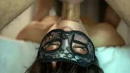 brunette asian woman performs oral acts with partner in 69 position