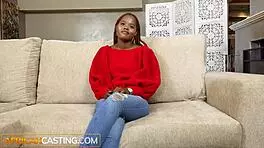 Specific Beautiful Big Booty Ebony African Teen 18+ Interracial Casting