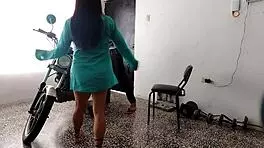 Innocent Neighbor Surprises With Kinky Ass Shaking And Submissive Cuckold Fun.