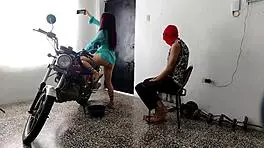 Innocent Neighbor Surprises With Kinky Ass Shaking And Submissive Cuckold Fun.