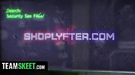 tiny 18+ shoplifter caught stripping at work