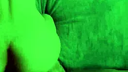 pink haired teen poses doggy