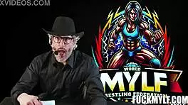 Intriguing Wrestling Match Featuring Milf Liv Revamped, Sophia Locke, Mike Mancini, Victor Ray