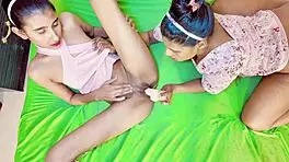 Hot FFM Threesome Turns Wild with Tight Teen 18+ in Homemade Fisting and Facial Action