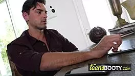 Suck my big cock now, master commands horny sarah