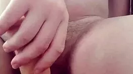 Wow, Watching This Pregnant Teen 18+ Masturbate Solo Is Wild. She Rides Her Toy In Cowgirl Style!