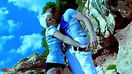 french whore milky cooper gets fucked in the ass at the beach