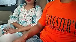 Cute Desi Saara Bhabhi Takes Huge Dick in Risky Outdoor Car Fuck