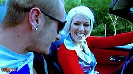 french whore milky cooper gets fucked in the ass at the beach